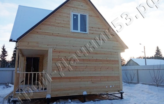2 Брусовая баня Б-43 6×6, 64 м², Тульская область, Деревня Тесницкое (3)
